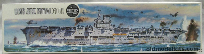 Airfix 1/600 HMS Ark Royal Aircraft Carrier - World War II - T4 Issue, 04208-4 plastic model kit